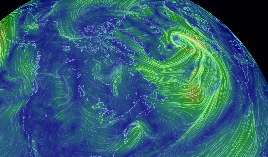 Earth visualization image